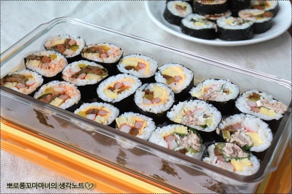 3종 인기김밥세트(참치김밥, 치즈김밥, 김치김밥)