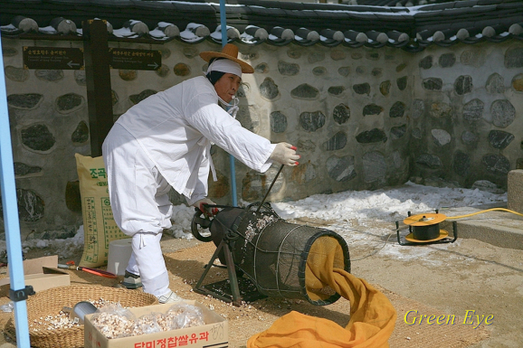 추억의 뻥튀기-한강의 꽃
