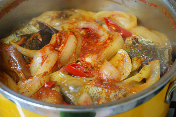 입맛없는 여름철 보양식 민어 감자 조림