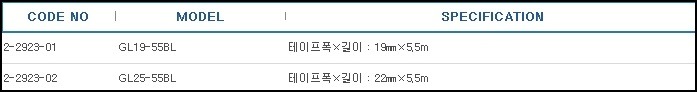 콘벡스(G락타입),MEASURE 