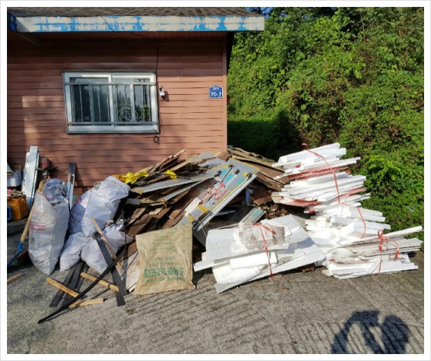 경북 구미.....바닥 철거 후 따따시황토방 리모델링.....따따시온돌공사