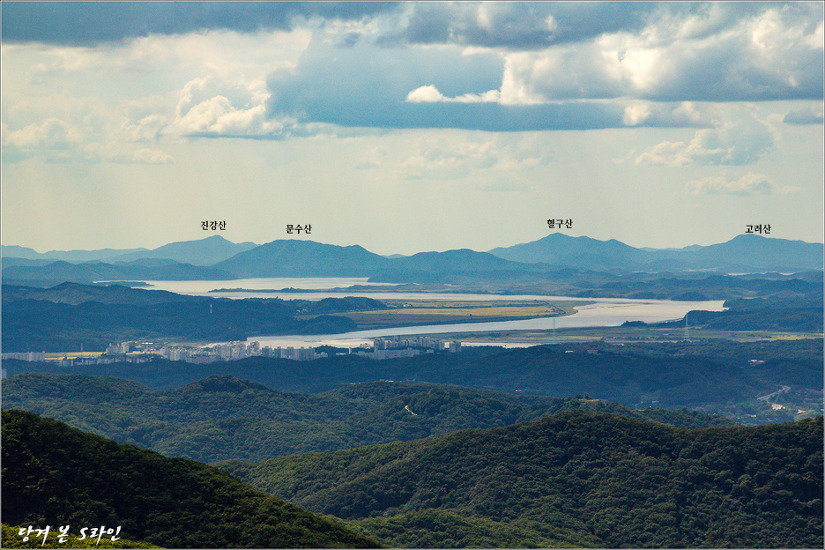 파주 파평산 조망도