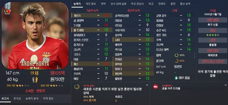 FM2017 공식로스터 포텐정리 | 인스티즈
