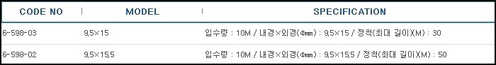 가스용호스,TUBING FOR GAS