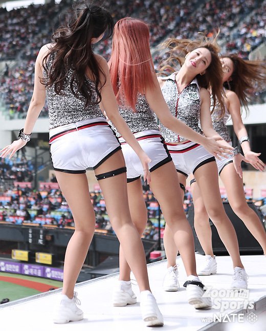 kt 위즈 치어리더 