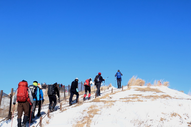 * 지리산 바래봉 눈꽃 산행기 