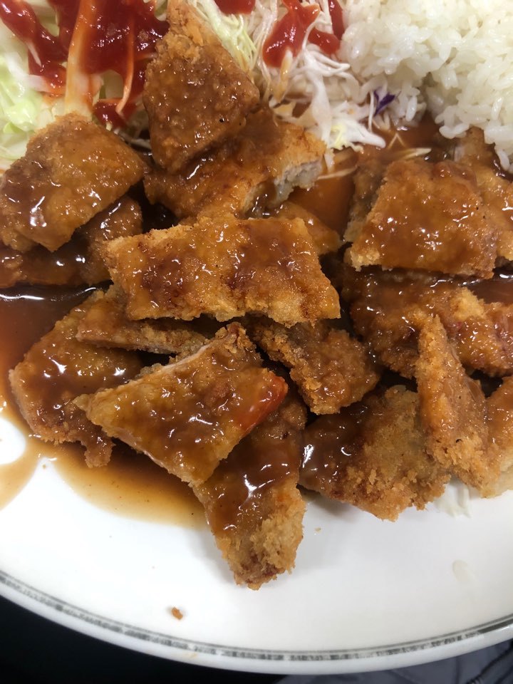 독립문맛집 , 영천시장 안 돈까스 아빠분식