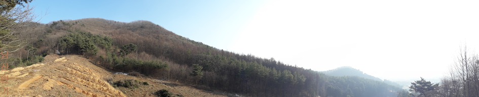 이천 양각산에서 해룡산 산길이 어려웠다(2019년2월24일)