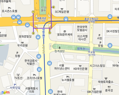 청계광장 오시는 길