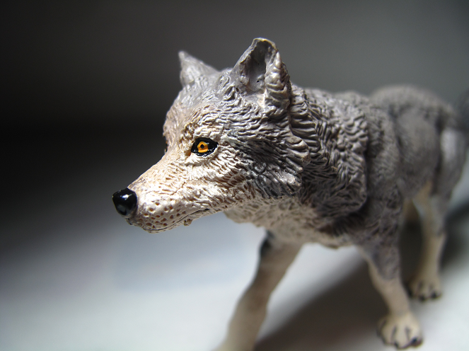 wolf figure toy